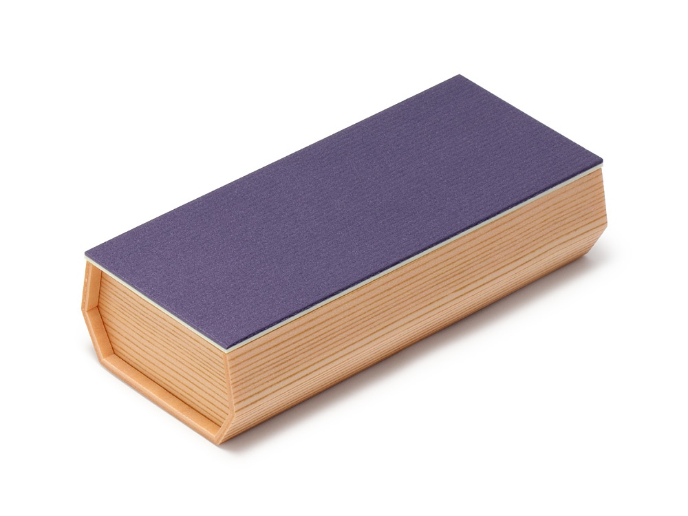 ユニ折箱 はな筏 edge 紫紺 190W【包】画像