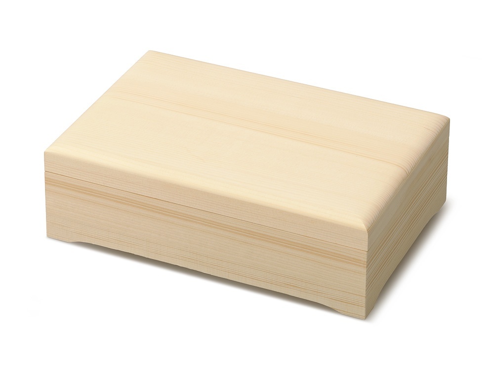 木のお重 白柾印籠 長角 小画像