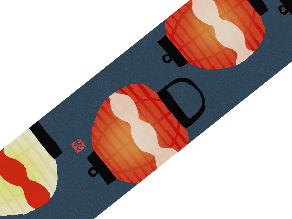 帯紙 花灯(はなあかり)画像