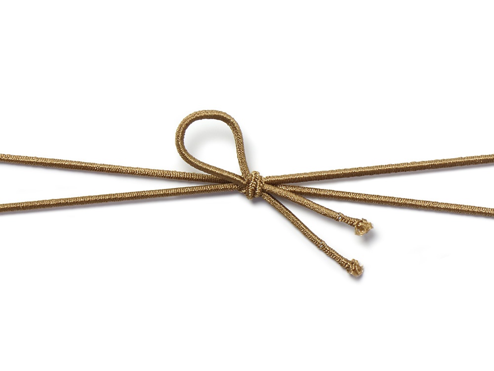 花むすびゴム 焙じ茶 12cm画像