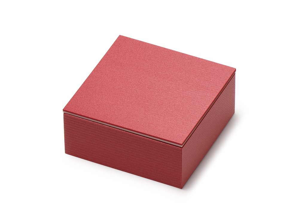 ユニ折箱 色かさね 深緋 4寸【包】画像