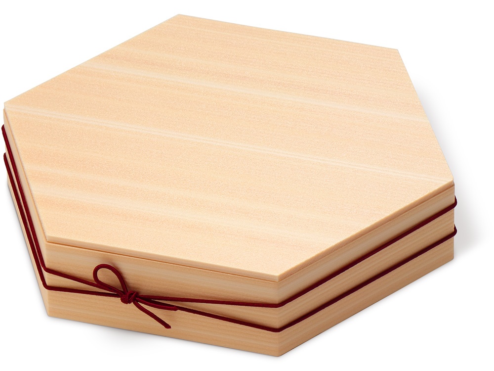 ユニ折箱 みずき 六角小浅【包】画像